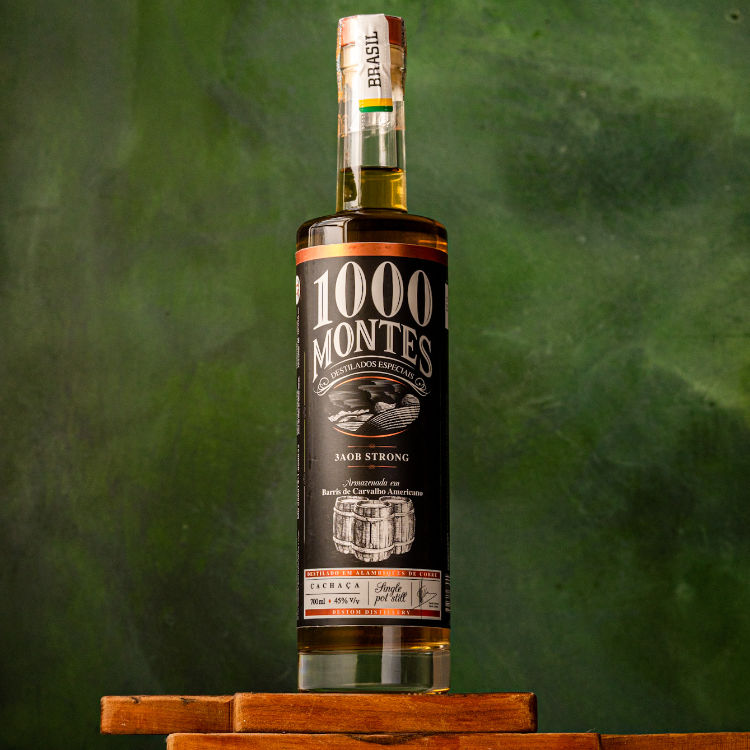 Cachaça 1000 Montes 3Aob Strong 45% 700Ml