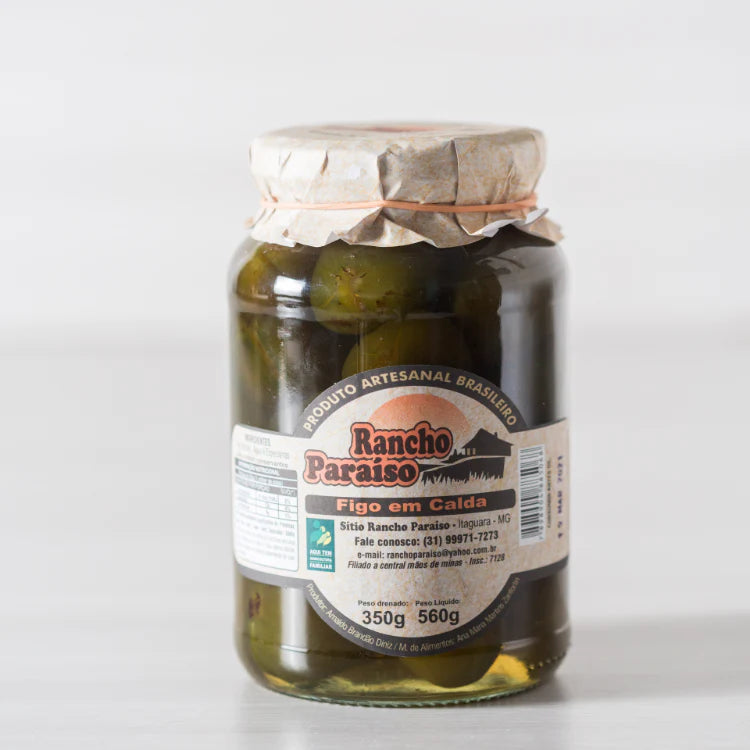 Compota De Figo Em Calda Rancho Paraiso
