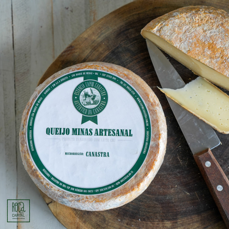 Queijo Capim Canastra Caverna