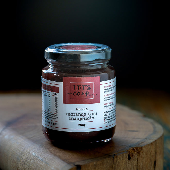 Lets Cook - Morango Com Manjericão 280G
