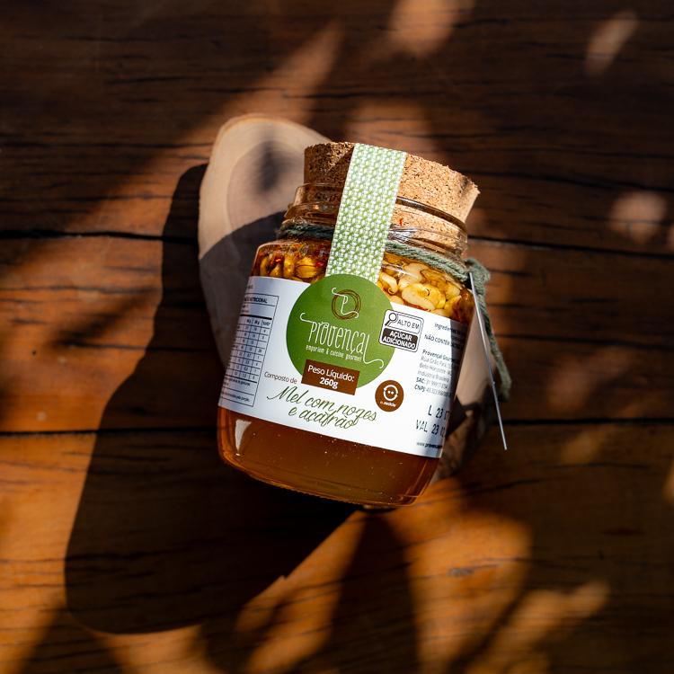 Kit Queijo Dolce Bosco e Mel com Nozes e Alçafrão