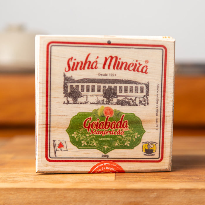 Goiabada C/ Manjericão 500Gr Sinha Mineira