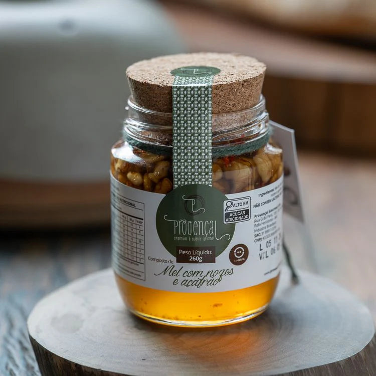 Kit Queijo Amazonito e Mel com Nozes e Alçafrão