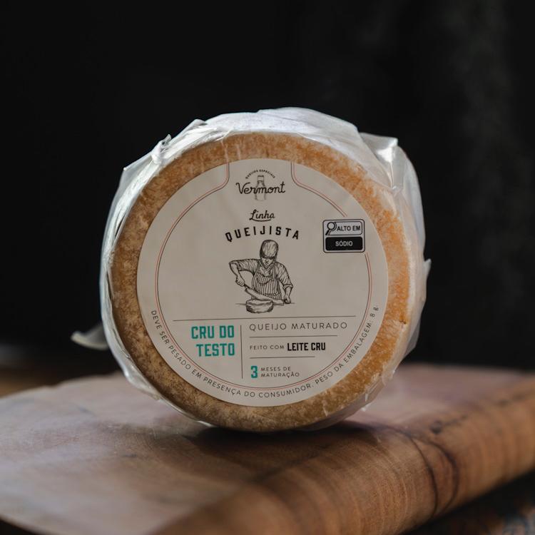 Queijo Vale do Testo Cru 3 Meses Vermont