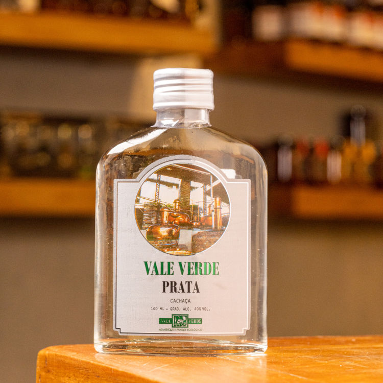 Cachaca Vale Verde Prata 160 Ml C/12