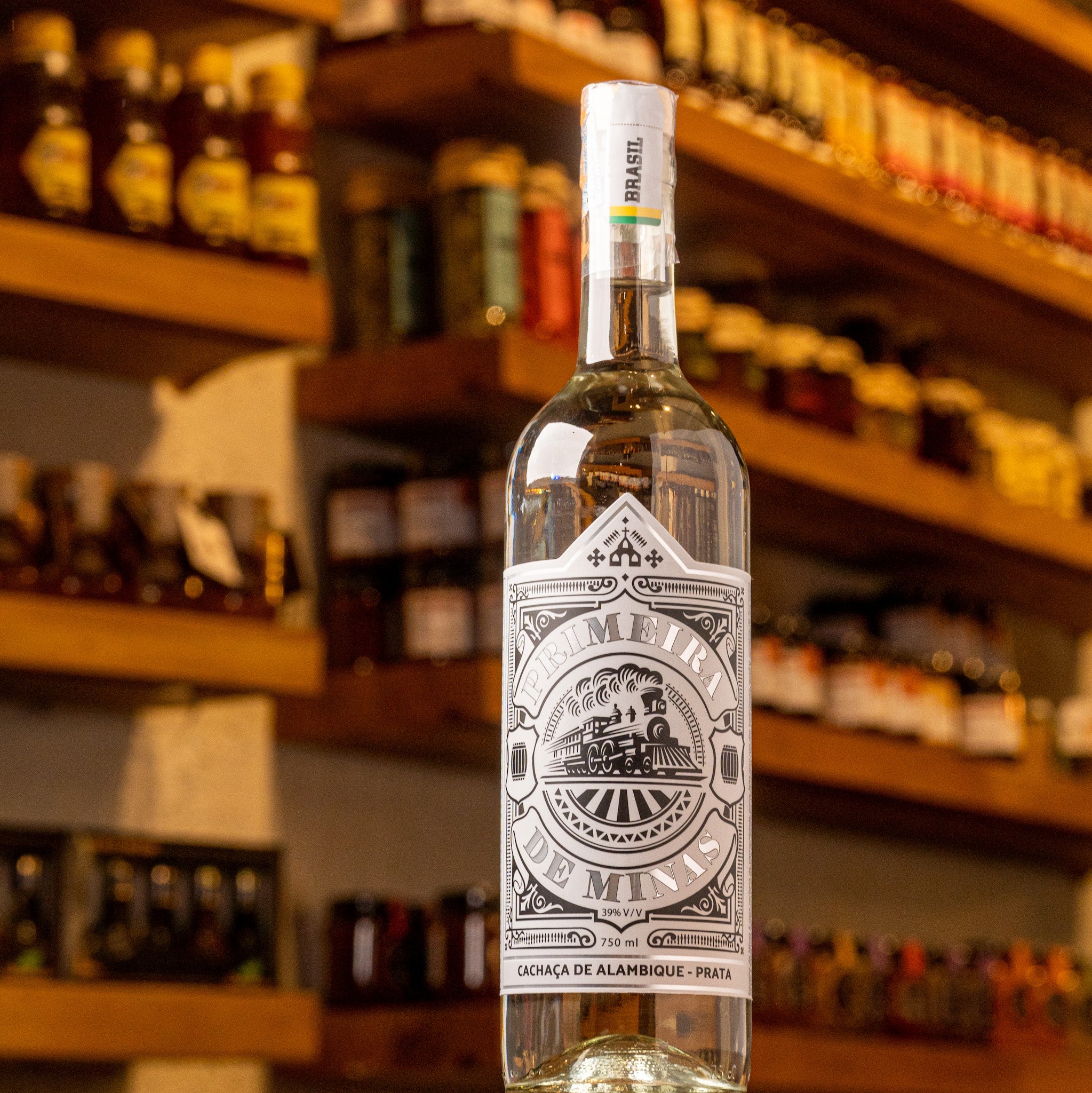 Cachaça Primeira De Minas Prata - 39% - 750Ml