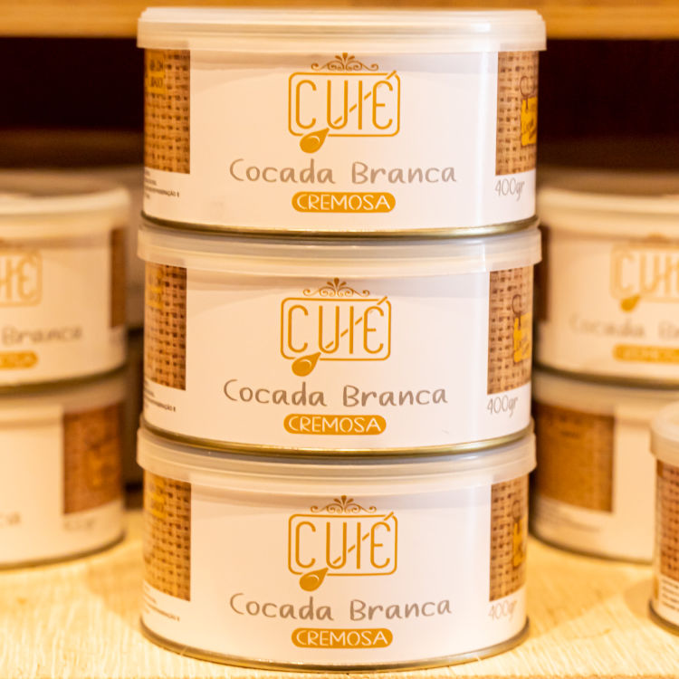 Cocada Cremosa Branca Cuié