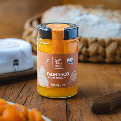 Kit  Camembert de Cabra e Geleia de Damasco