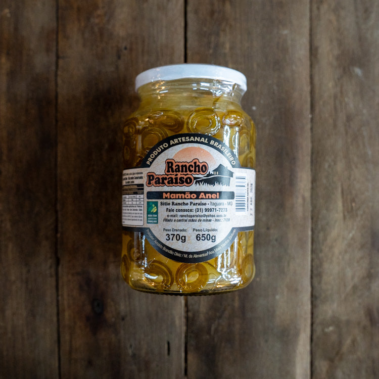 Compota De Mamão Anel Rancho Paraiso